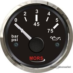 MORS Yağ Basınç Göstergesi 12V/24V 5 Bar, 10 Bar