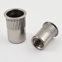 Paslanmaz Flanşsız Perçin Somunu, Çeşitleri DIN9314