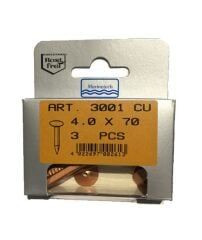 4 x 70 Bakır Çivi / Pullu 3 Adet