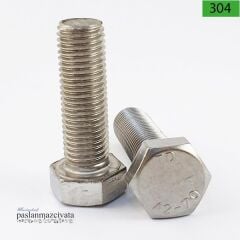 M10 Paslanmaz Civata Çeşitleri DIN933 / DIN931