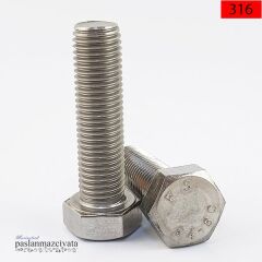 M10 Paslanmaz Civata Çeşitleri DIN933 / DIN931